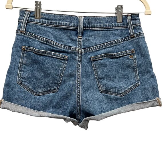 Madewell Women's High Waist Pieced Edition Denim Shorts, 27 - Picture 6 of 7